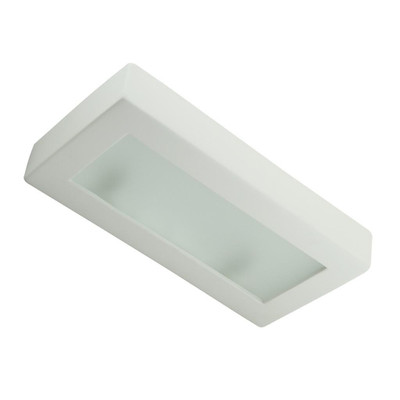 Raw Ceramic Box Rectangular Glass Wall Light