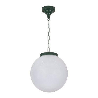 Siena Opal Spherical Glass Green Pendant