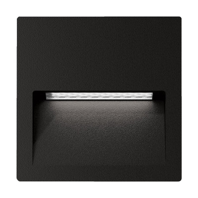 Zac Square Black Pathway Light
