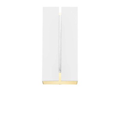 Curtiz White Up and Down Minimalist LED Wall Light