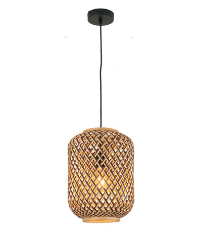 Celeste Natural Bamboo Cage Pendant Light
