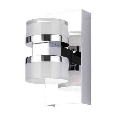Romendo Chrome Tricolour LED Up and Down Wall Light