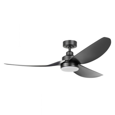 Torquay Black DC Ceiling Fan with Tricolour LED