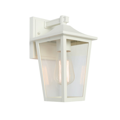 York White Exterior Wall Lamp