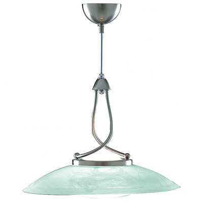Miranda Satin Chrome Cottage Pendant Light