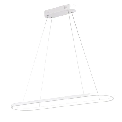 Mary White Oval LED Pendant Light (OVAL-WHT) 