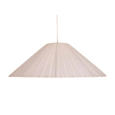 Sorrento Ivory Cotton Conical Pendant Light