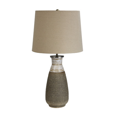 Polko Natural Linen Coastal Table Lamp