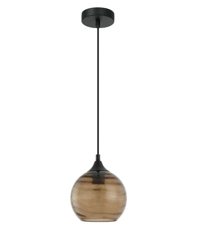 Marble Coffee Wavy Wine Glass Pendant
