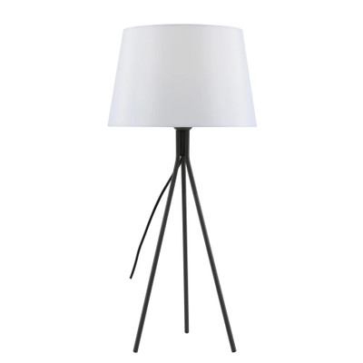 Annalyn White Shade Tripod Table Lamp