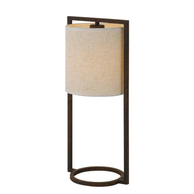 Lottie Rust Contemporary Table Lamp