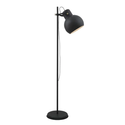 Momento Dark Grey Mid Century Modern Floor Lamp