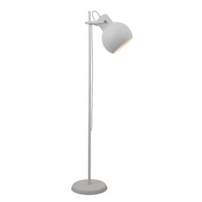 Momento White Mid Century Modern Floor Lamp