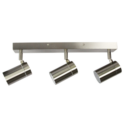 Zena 3 Light Stainless Steel Spotlight