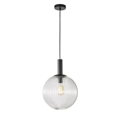 Legarda Clear Glass Round Ball Pendant Light