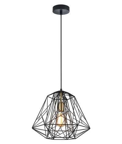 Mars Black Diamond Cage Pendant Light