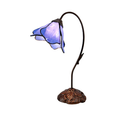 Blooming Blue Lotus Table Lamp