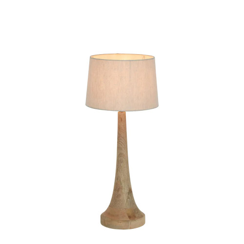 Lancaster Light Natural Timber Table Lamp