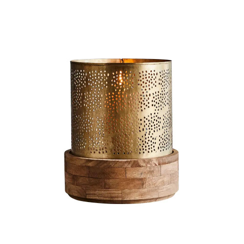 Sirena Antique Brass Rustic Table Lamp
