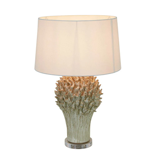 Salzburg White Coral Table Lamp