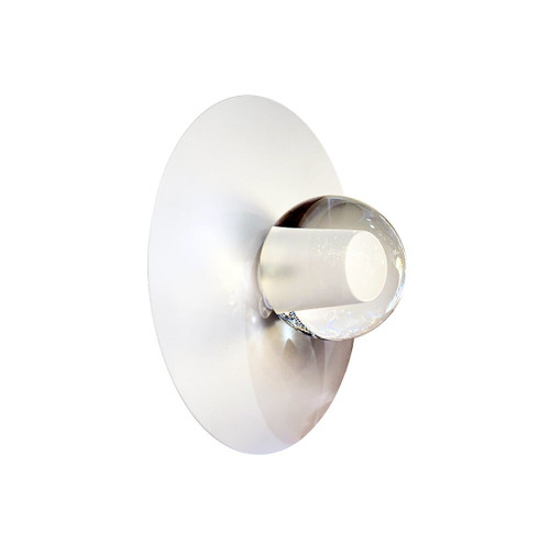 Clover White and Glass Feature Wall Light