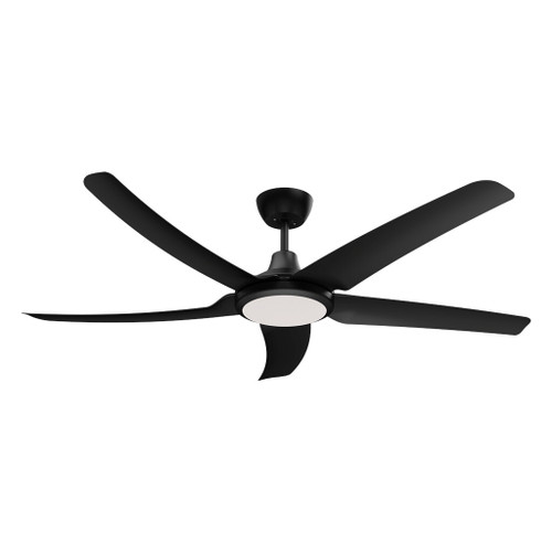 Hover Black 56 DC Ceiling Fan with LED Light