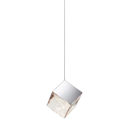 Kybos Silver Cube Pendant Light-1