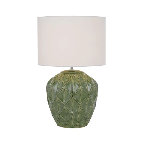 Dina Gloss Green Ceramic Table Lamp