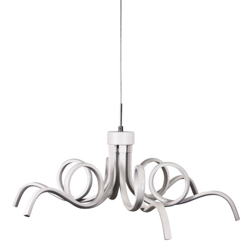 Niagara White Twisted Loops Pendant Light