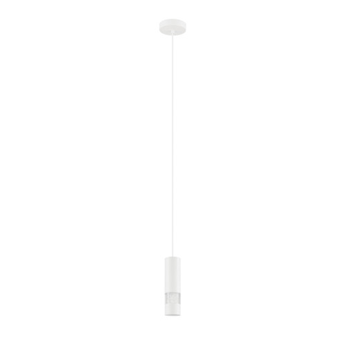 Bernabeta White Cylindrical LED Pendant Lamp