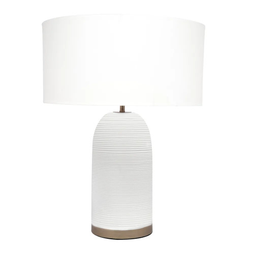 Ohara Matt White Table Lamp