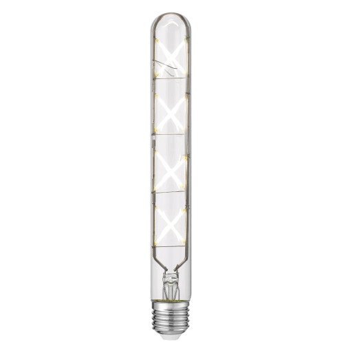 8W Tubular Clear Triac Dimmable Natural White E27 T30 LED Bulb