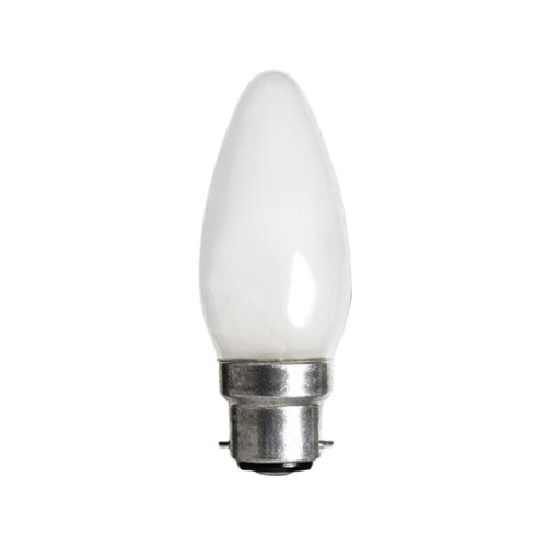 6W Pearl Candle Dimmable Warm White B22 LED Bulb