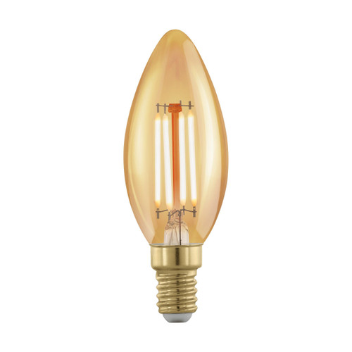 4W Golden Candle Warm White E14 LED Bulb