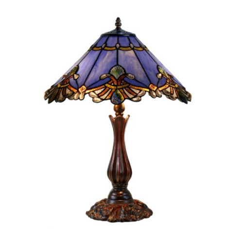 Benita Periwinkle Tiffany Table Lamp