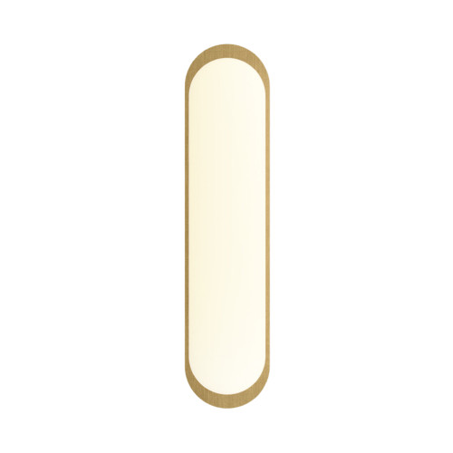 Bode Old Brass Oval Glass Mirror Wall Light