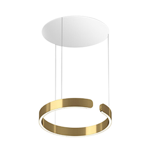 Golden Smart Ring LED Pendant Light