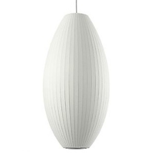Oval Cocoon Mid-Century Modern Pendant Lamp