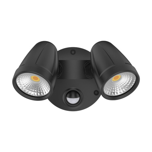 Muro Max 32W Black Twin CCT LED Security Spotlight with Sensor Muro Max 32W Black Twin CCT LED Security Spotlight with Sensor
