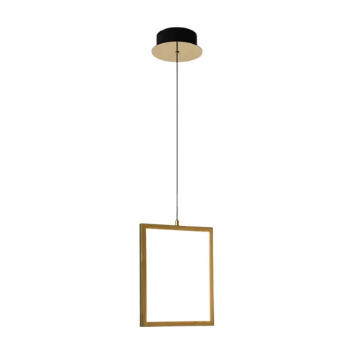 Dahli Golden Square LED Pendant Light