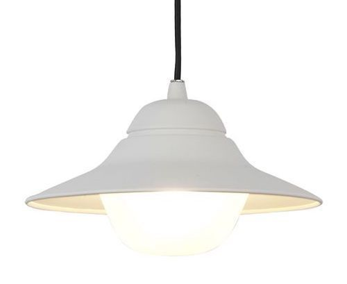 Marine Exterior Pendant Light - Matte White