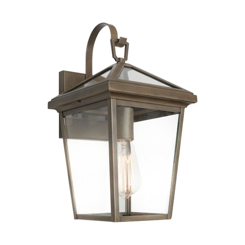 Verana Exterior Old Bronze Clear Glass Coach Wall Light