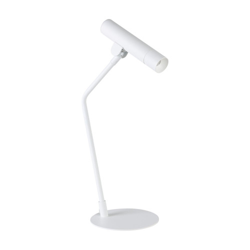 Almudaina White Steel LED Spot Desk Lamp
