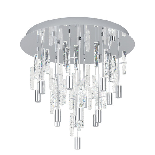 Orihuela 15 Light 3CCT LED Round Chrome Ceiling Light
