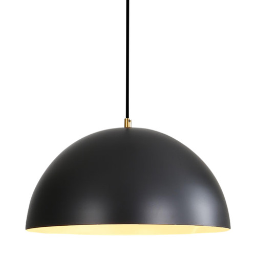Lugano Black Dome Modern Pendant Light Lugano Black Dome Modern Pendant Light