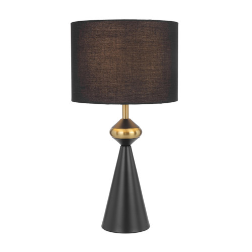 Sadova Satin Black Modern Table Lamp