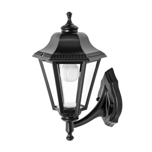 Castra Black Italian Made Duralite Lantern Wall Light