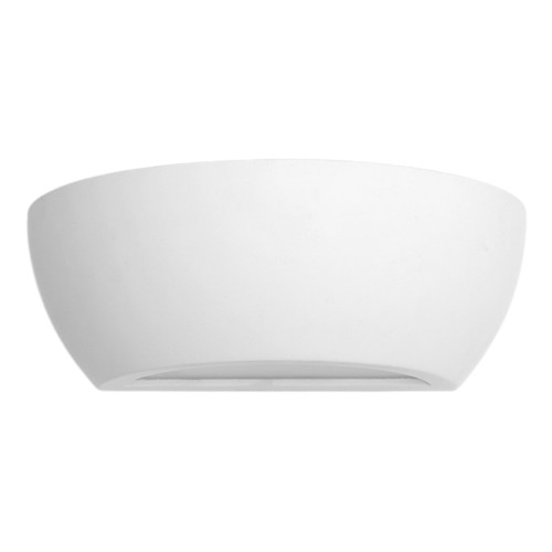 Curina White Plaster Up and Down Wall Light