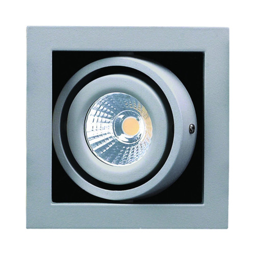 Forling Dimmable Single Frame Recessed LED Downlight - Silver