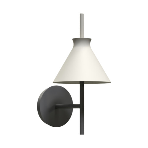 Totana Organic Cone Clay LED Wall Light - White Totana Organic Cone Clay LED Wall Light - White